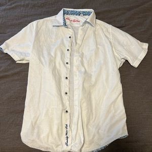 Robert graham short sleeve button up XL